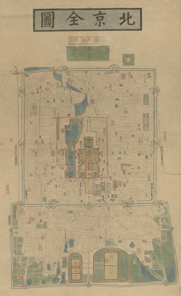 Map of Beijing (1861)