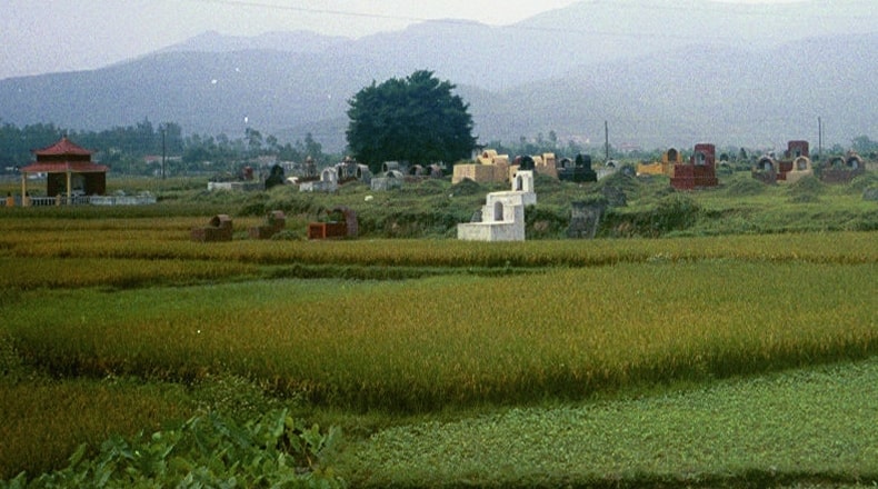 Contemporary south Vietnamese graves